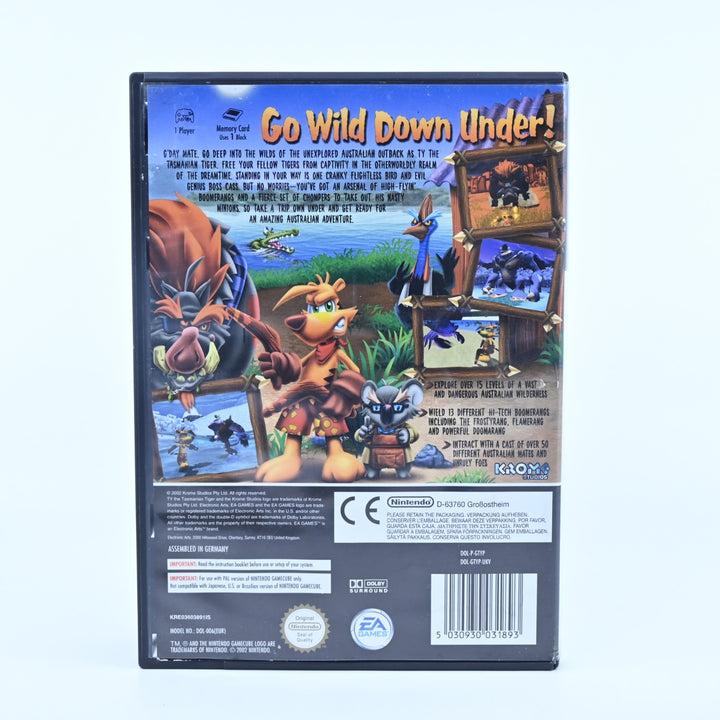 Ty the Tasmanian Tiger - Nintendo Gamecube Game + Manual - PAL - FREE POST!