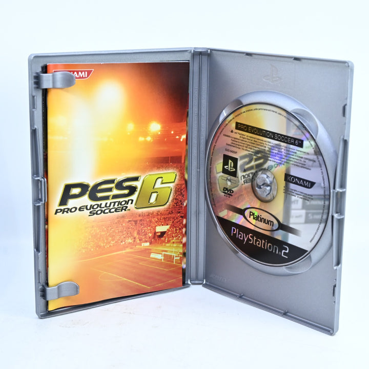 Pro Evolution Soccer 6 / PES 6 - Sony Playstation 2 / PS2 Game + Manual - PAL