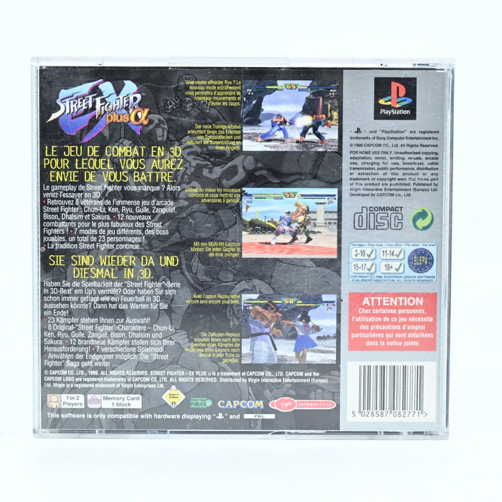 Street Fighter Plus Alpha - Sony Playstation 1 / PS1 Game - PAL - MINT DISC!