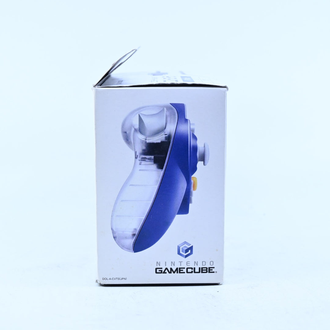 Official Indigo Purple / Clear Boxed Gamecube Controller - Gamecube Accessory