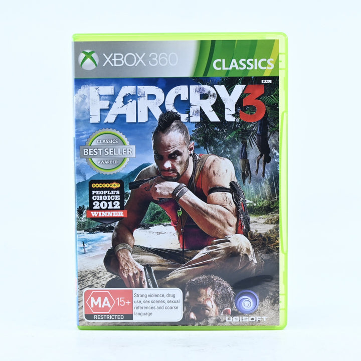 Far Cry 3 - Xbox 360 Game + Manual - PAL - MINT DISC!