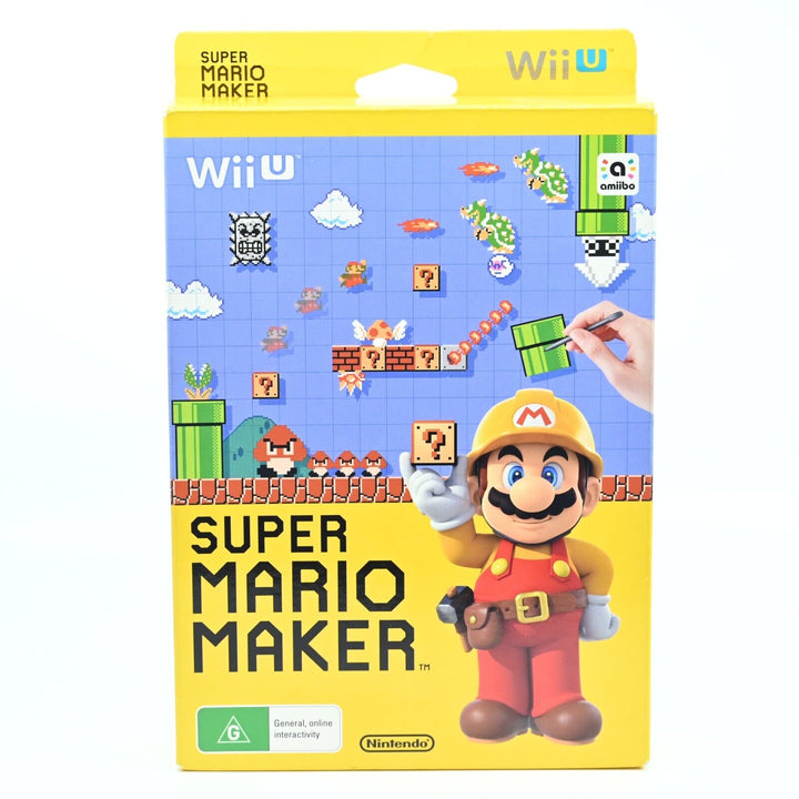 Super Mario Maker with Artbook - Nintendo Wii U Game - PAL - FREE POST!