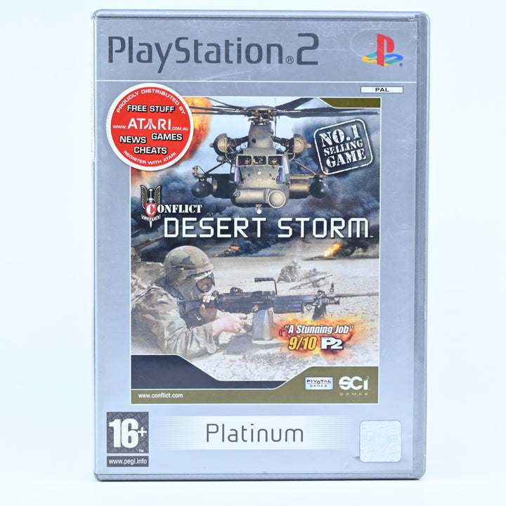 Conflict: Desert Storm - Sony Playstation 2 / PS2 Game + Manual - PAL  MINT DISC