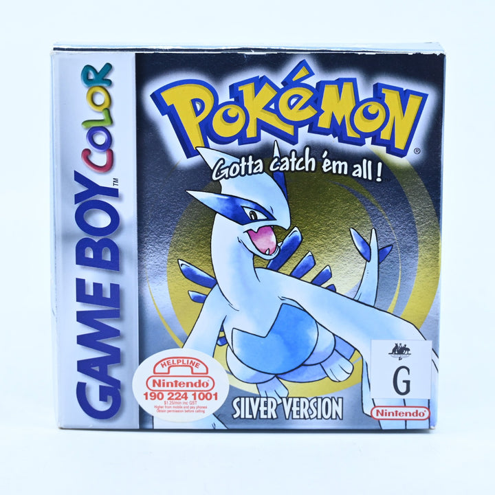 Pokemon Silver Version - Nintendo Gameboy Color Boxed Game - PAL - NEW BATTERY!