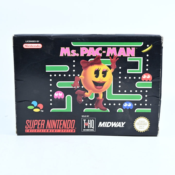 Ms. Pac-Man - Super Nintendo / SNES Boxed Game - PAL - FREE POST!