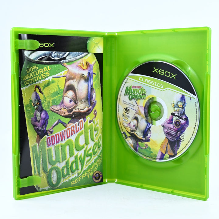 Oddworld: Munch's Oddysee - Original Xbox Game + Manual - PAL - MINT DISC!