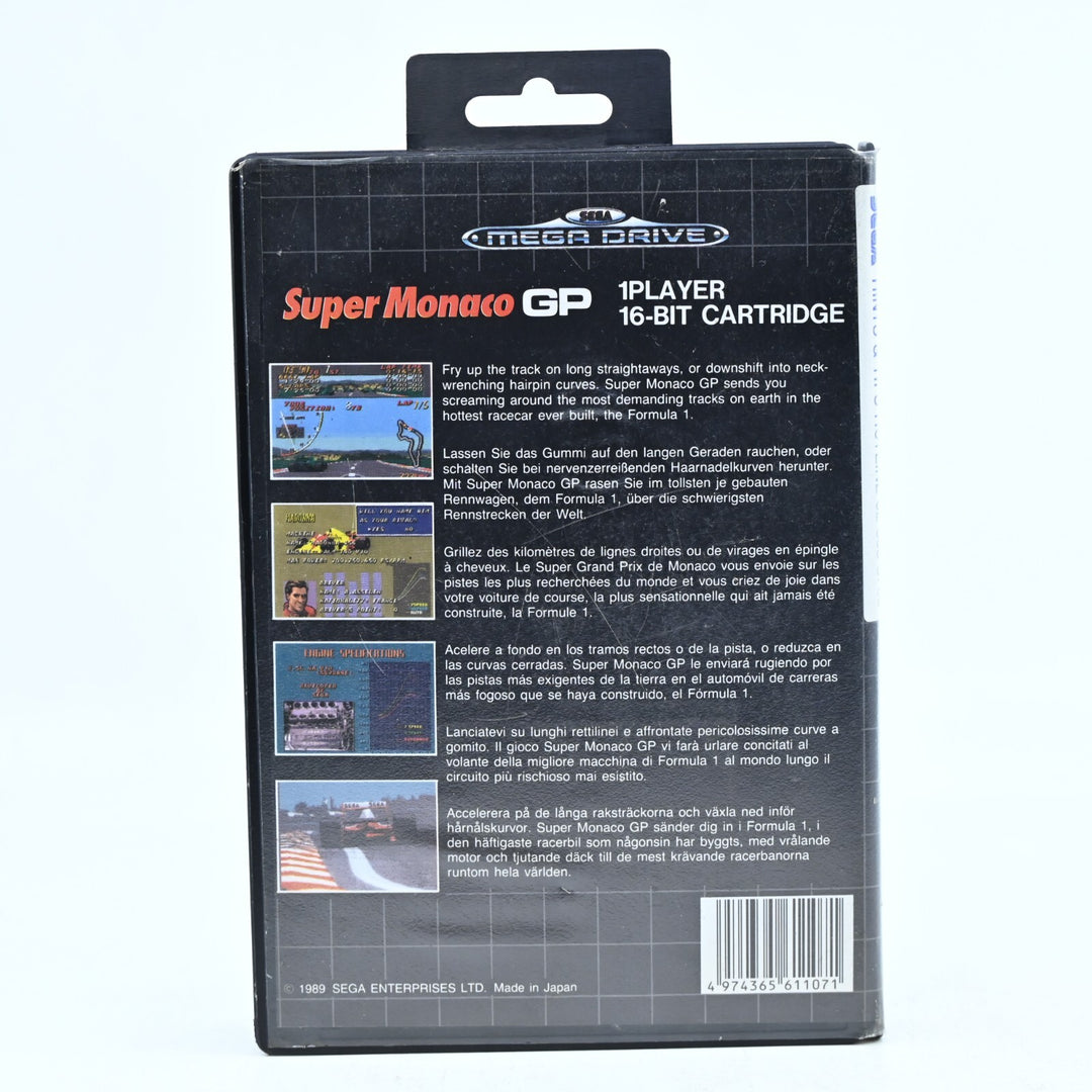 Super Monaco GP - Sega Mega Drive Game - PAL - No Manual