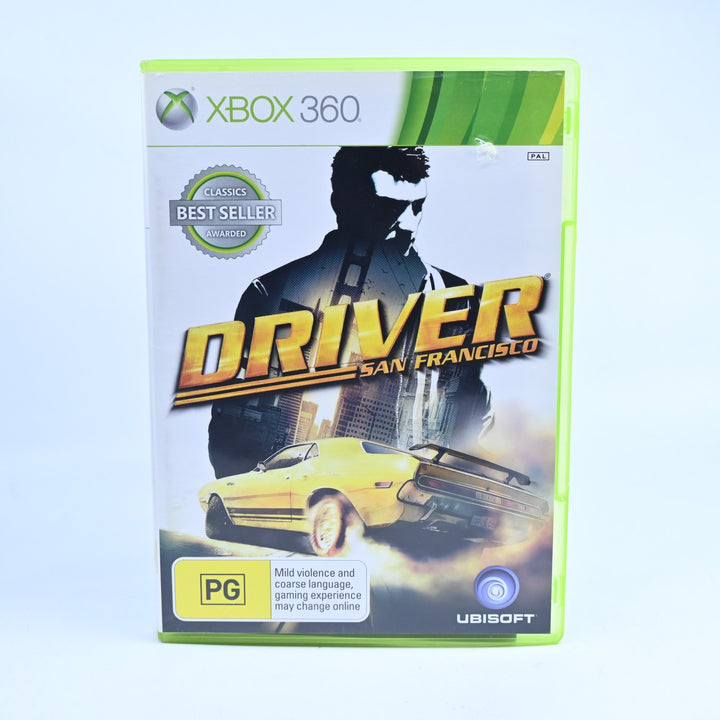 Driver San Francisco - Xbox 360 Game + Manual - PAL - MINT DISC!