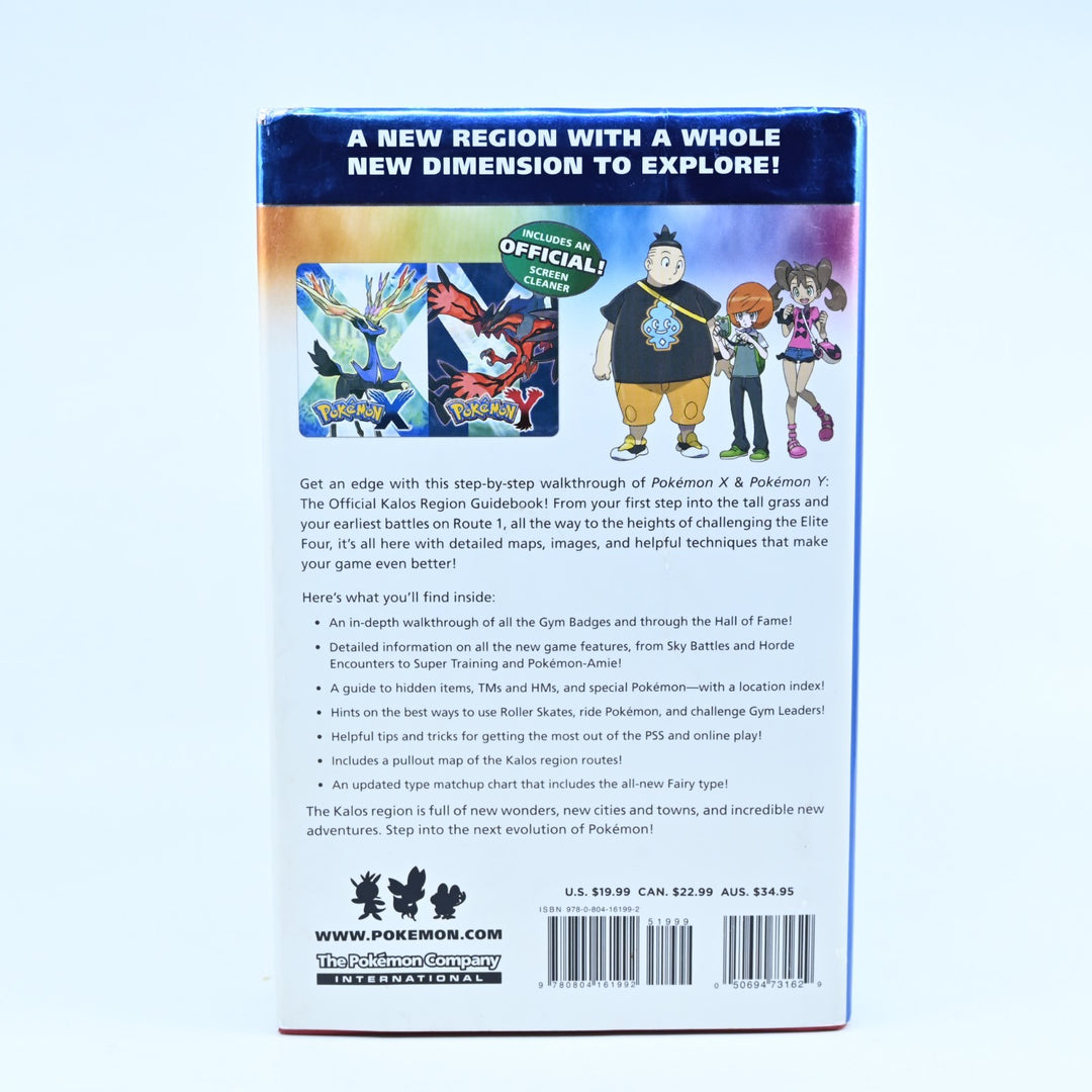 Pokemon X & Y: The Official Kalos Region Strategy Guide - HC + Map - Game Guide