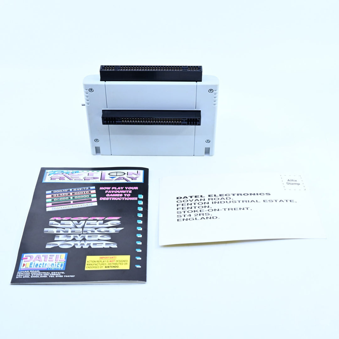 Boxed Datel Electronics Pro Action Replay for the SNES - SNES Accessory