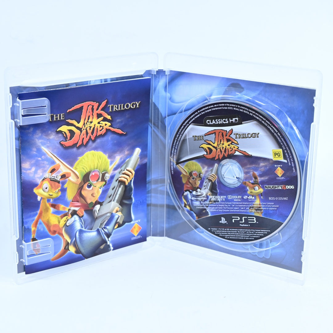 The Jak and Daxter Trilogy  - Sony Playstation 3 / PS3 Game + Manual