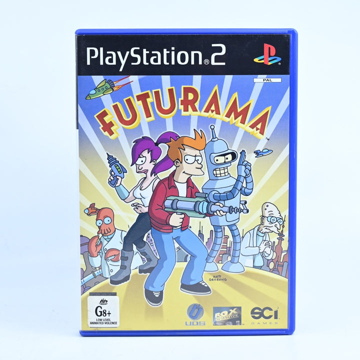 Futurama - Sony Playstation 2 / PS2 Game + Manual - PAL - MINT DISC!