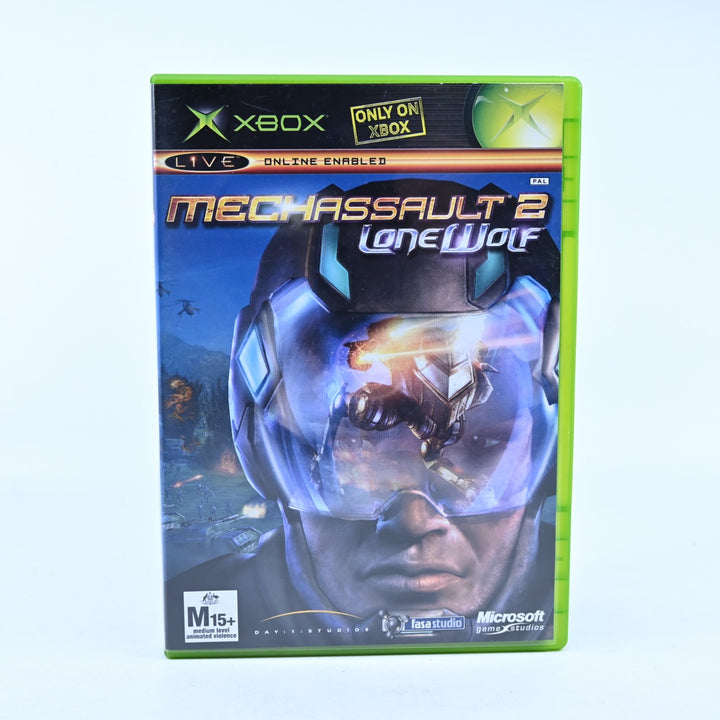 Mechassault 2 Lone Wolf - Original Xbox Game + Manual - PAL - MINT DISC!