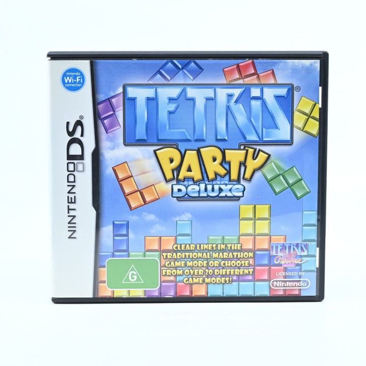 LIKE NEW! Tetris Party Deluxe - Nintendo DS Game - PAL - FREE POST!