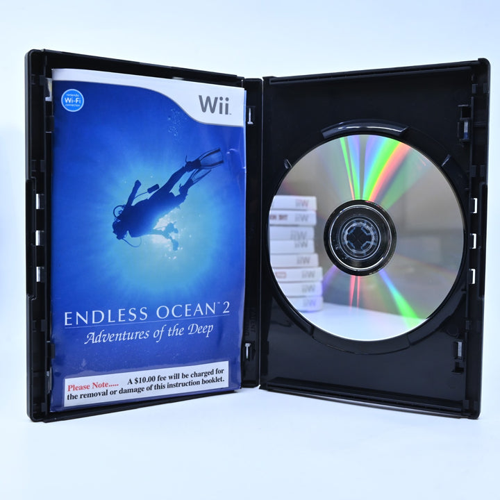 Endless Ocean 2: Adventures of the Deep - Nintendo Wii Game + Manual - PAL