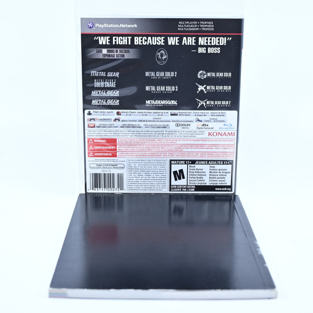 Metal Gear Solid: The Legacy Collection - Sony Playstation 3 PS3 Game + Art Book