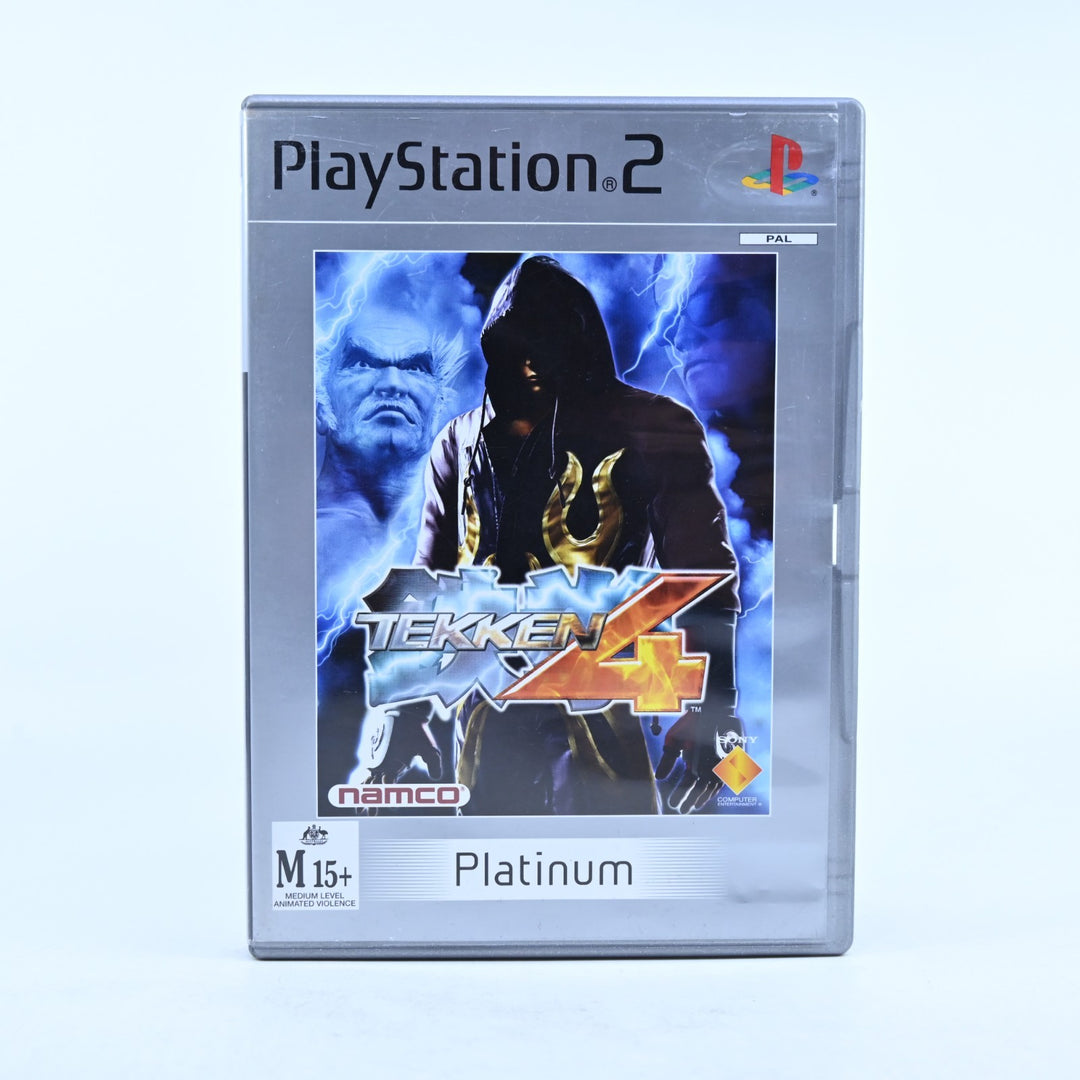 Tekken 4 - Sony Playstation 2 / PS2 Game + Manual - PAL - MINT DISC!