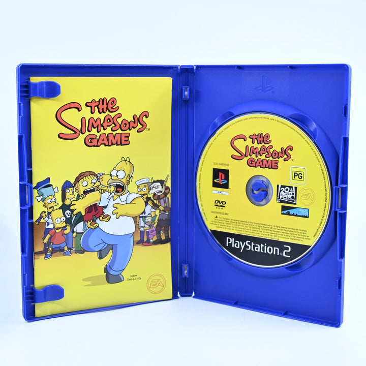 The Simpsons Game - Sony Playstation 2 / PS2 Game + Manual - PAL
