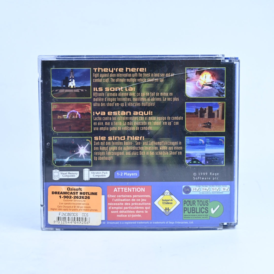 Incoming - Sega Dreamcast Game + Manual - PAL - MINT DISC!