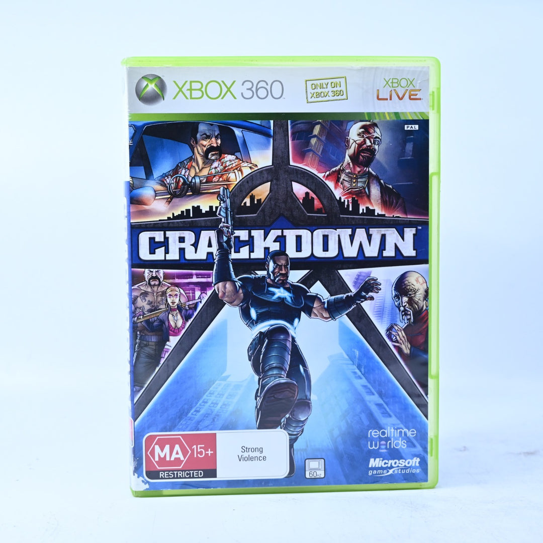 Crackdown - Xbox 360 Game + Manual - PAL - MINT DISC!
