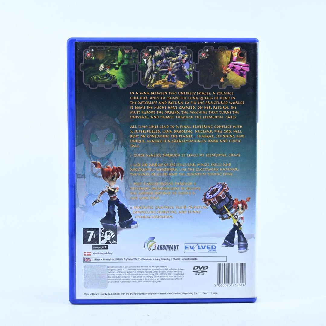 Malice - Sony Playstation 2 / PS2 Game + Manual - PAL