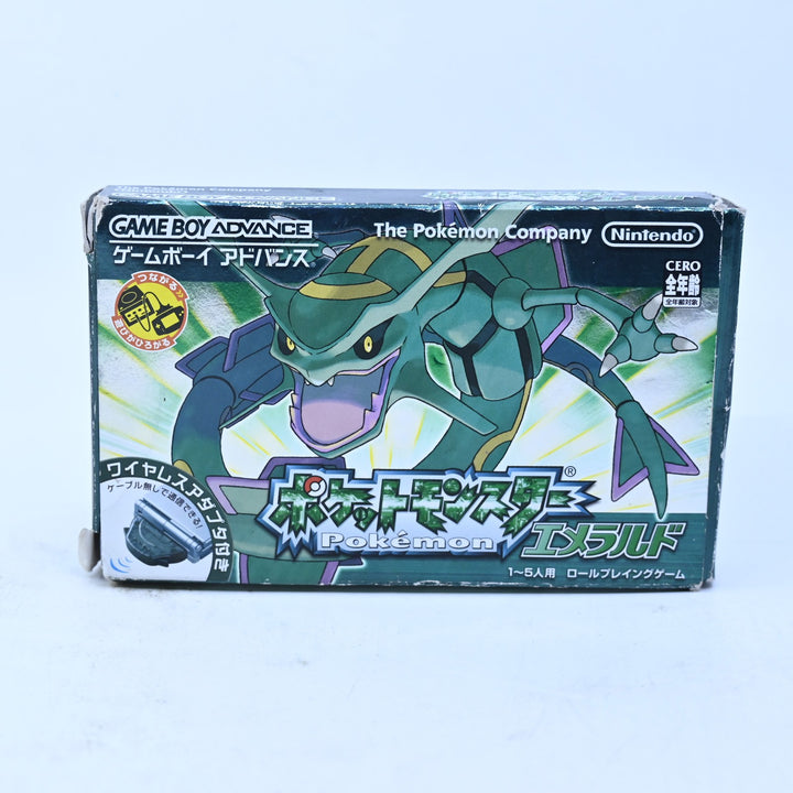Pokemon Emerald - Nintendo Gameboy Advance / GBA Boxed Game - NTSC-J