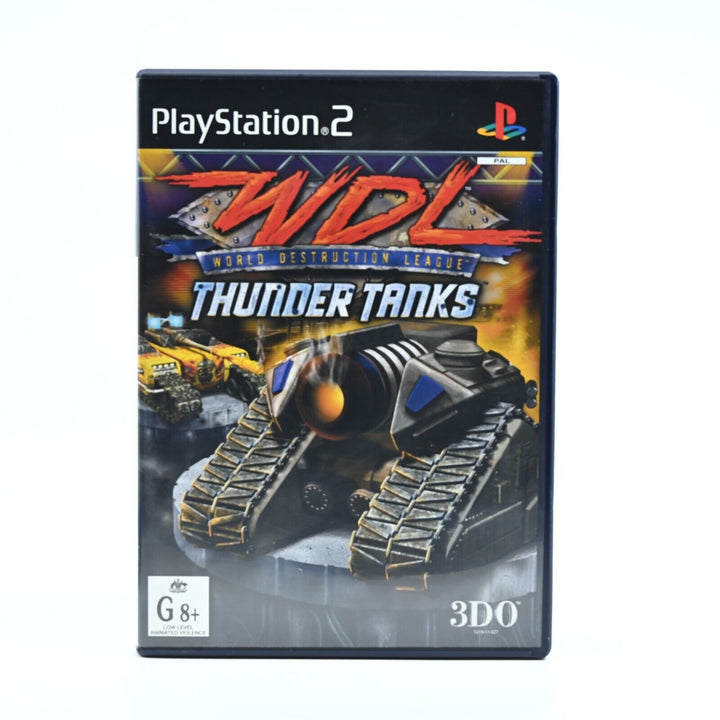 World Destruction League: Thunder Tanks - Sony PS2 Game + Manual - MINT DISC!