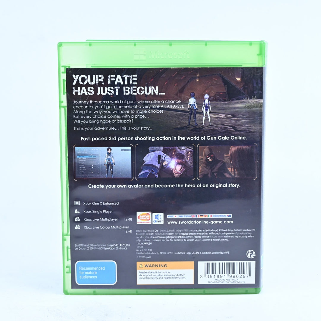 Sword Art Online: Fatal Bullet - Xbox One Game - PAL - FREE POST!