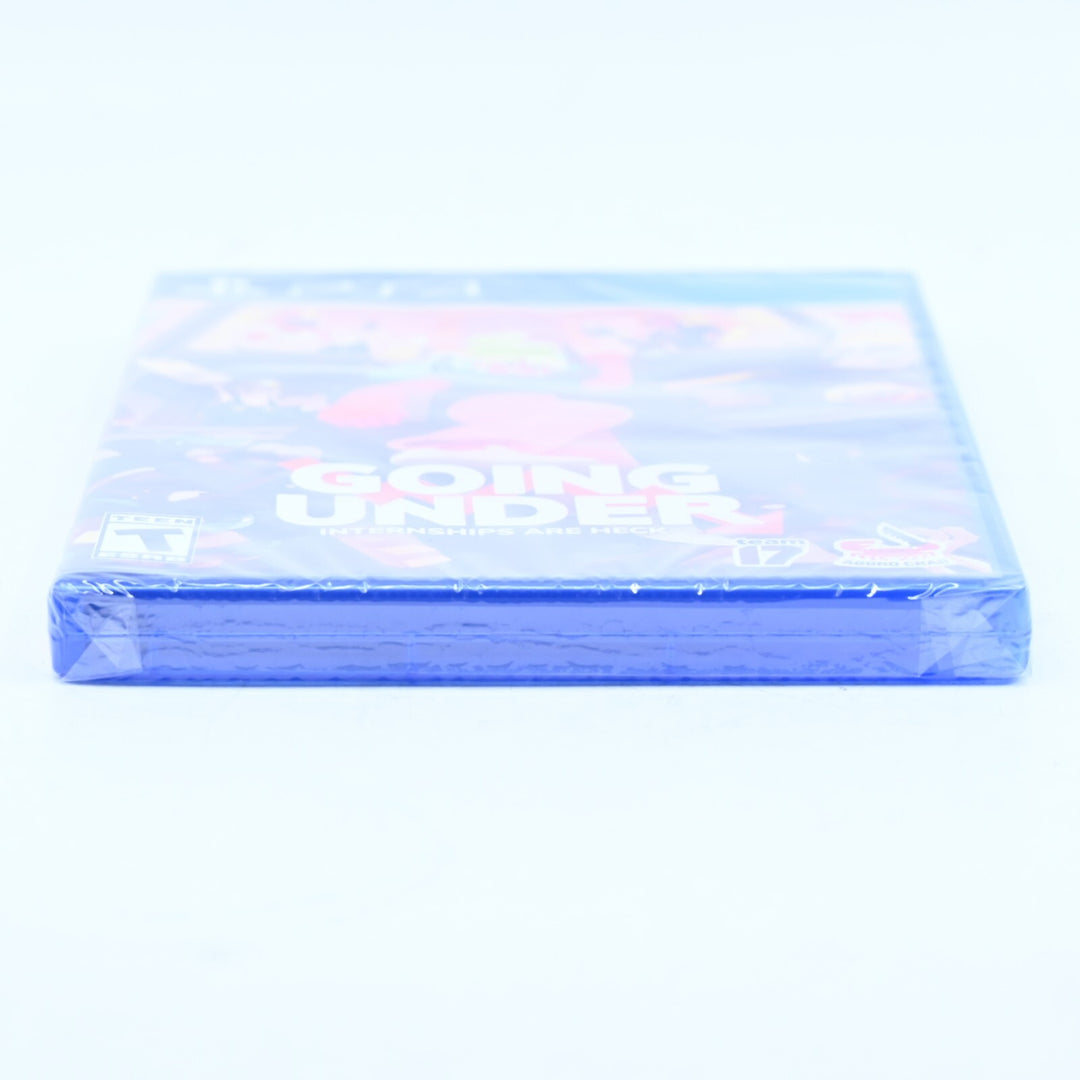 SEALED! Going Under + Book - Sony Playstation 4 / PS4 Game - FREE POST!