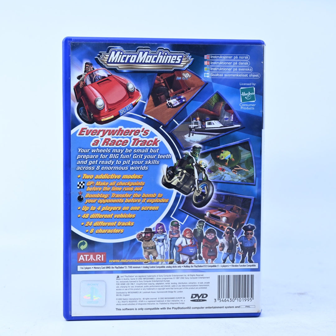 Micro Machines - Sony Playstation 2 / PS2 Game + Manual - PAL - MINT DISC!