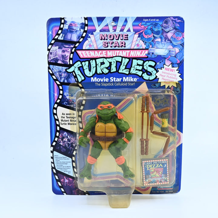 Movie Star Mike Teenage Mutant Ninja Turtles / TMNT  Playmates 1980's Figure Toy