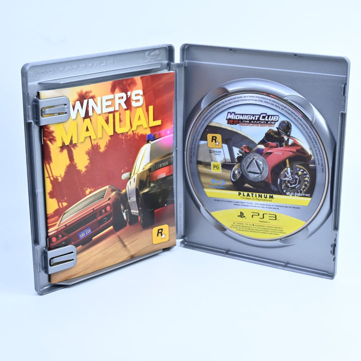 Midnight Club: Los Angeles - Complete Edition - PS3 Game + Manual - MINT DISC!