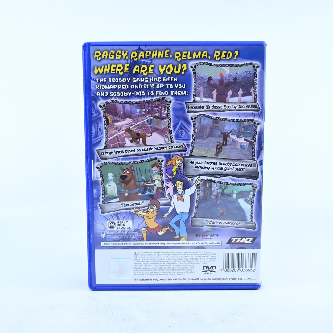 Scooby Doo! Night of 100 Frights - Sony Playstation 2 / PS2 Game + Manual - PAL