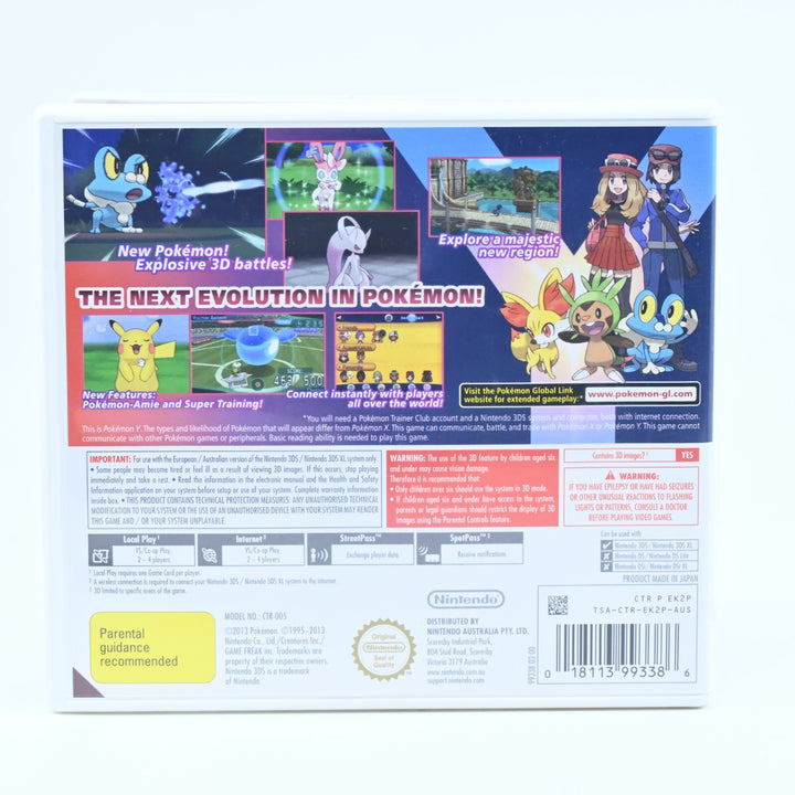 Pokemon Y - Nintendo 3DS Game - PAL - FREE POST!