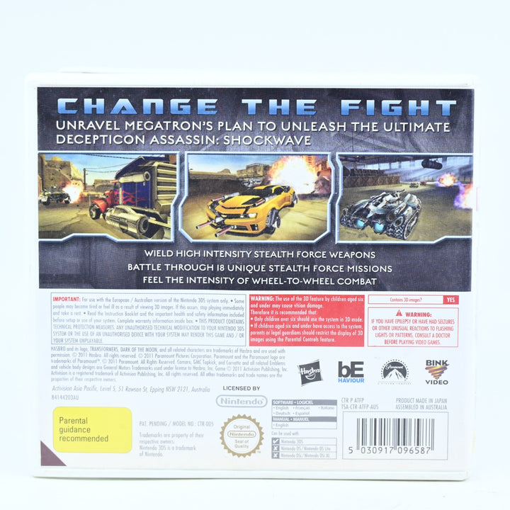 Transformers: Dark of the Moon Stealth Force Edition - Nintendo 3DS Game - PAL