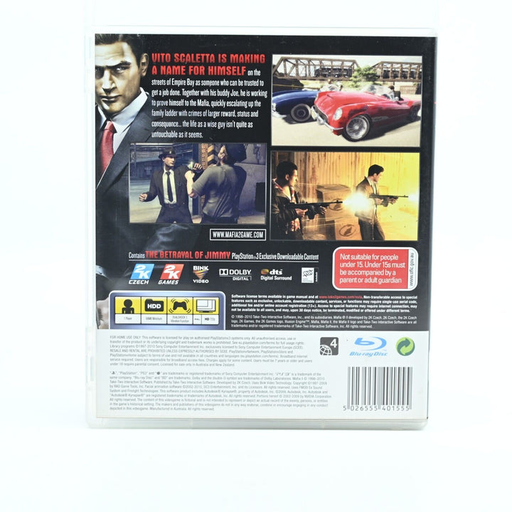 Mafia II - Sony Playstation 3 / PS3 Game - MINT DISC!