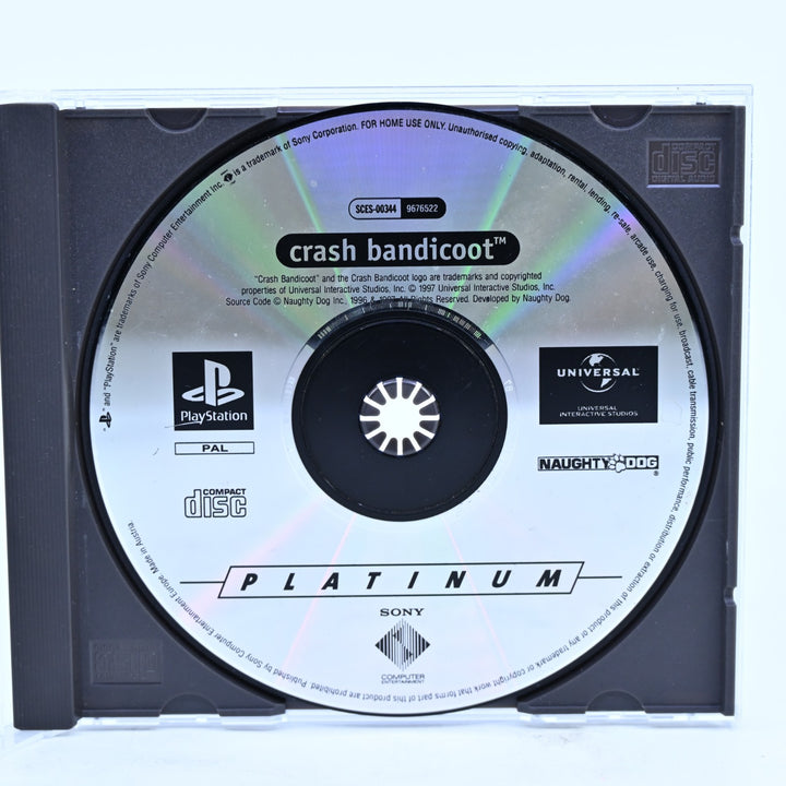 Crash Bandicoot - Sony Playstation 1 Game / PS1 Game - Disc Only - PAL