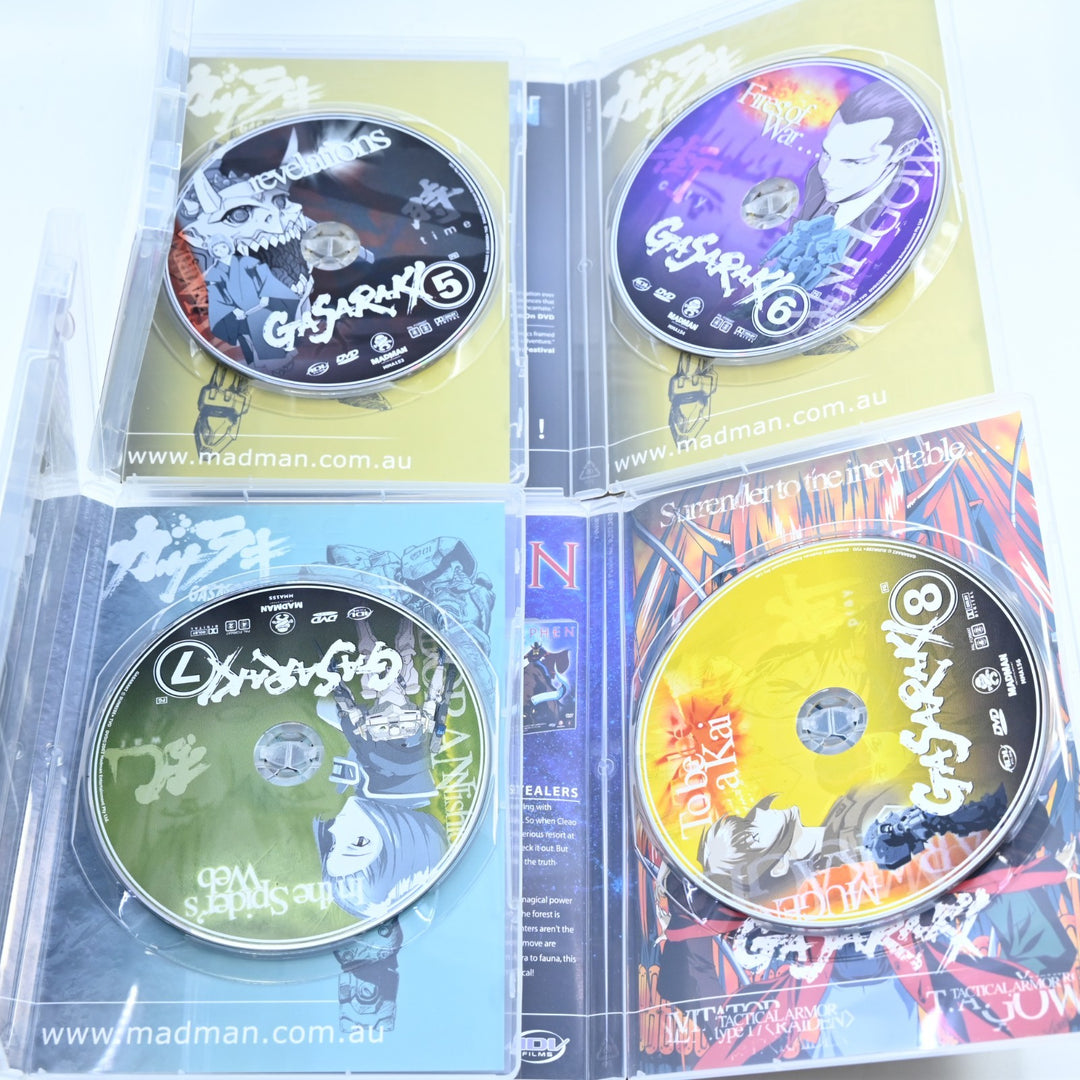 Gasaraki - Volumes 1 to 8 Complete - Region  2/4 - Anime DVDs