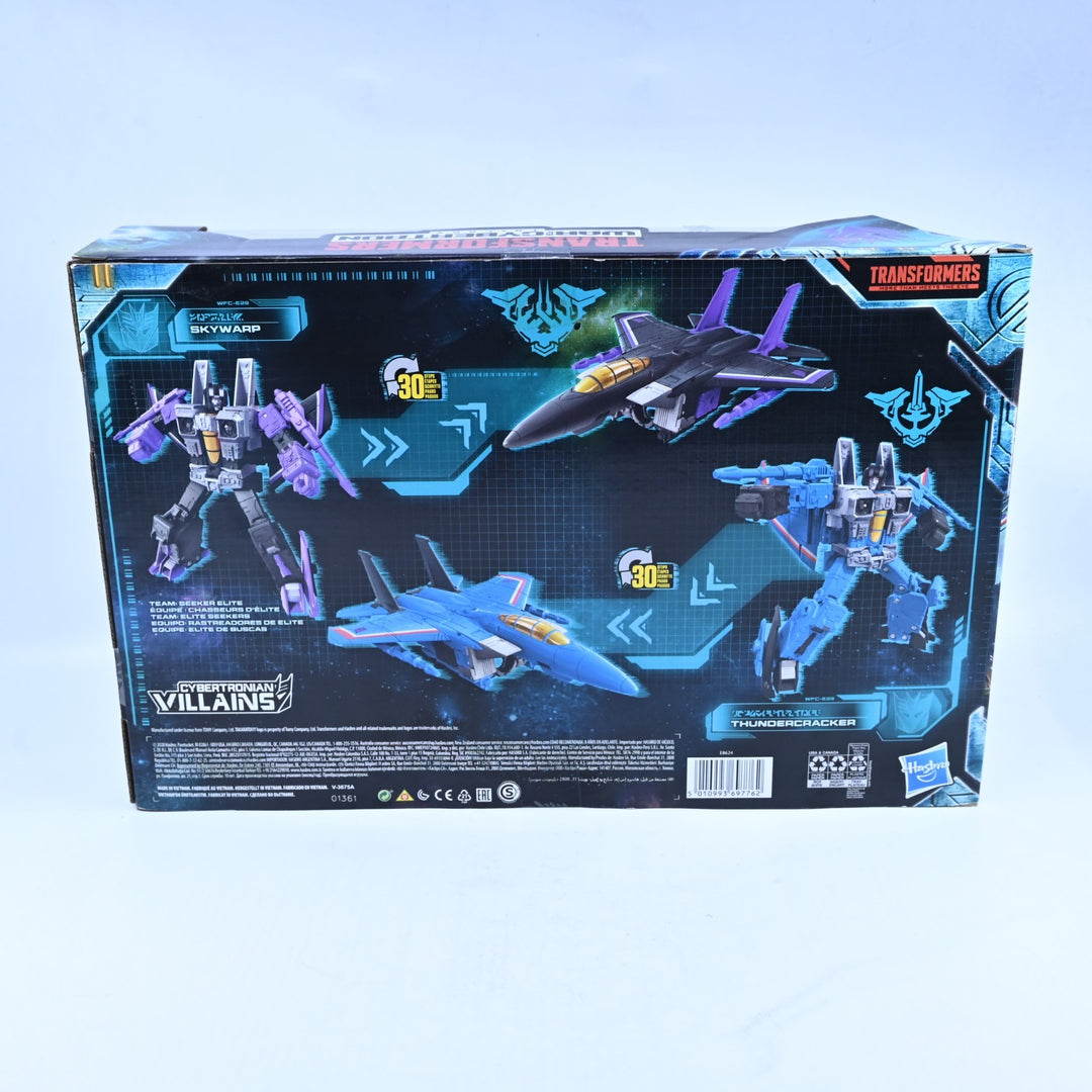 SEALED! Transformers War for Cybertron: Earthrise - Skywarp & Thundercracker