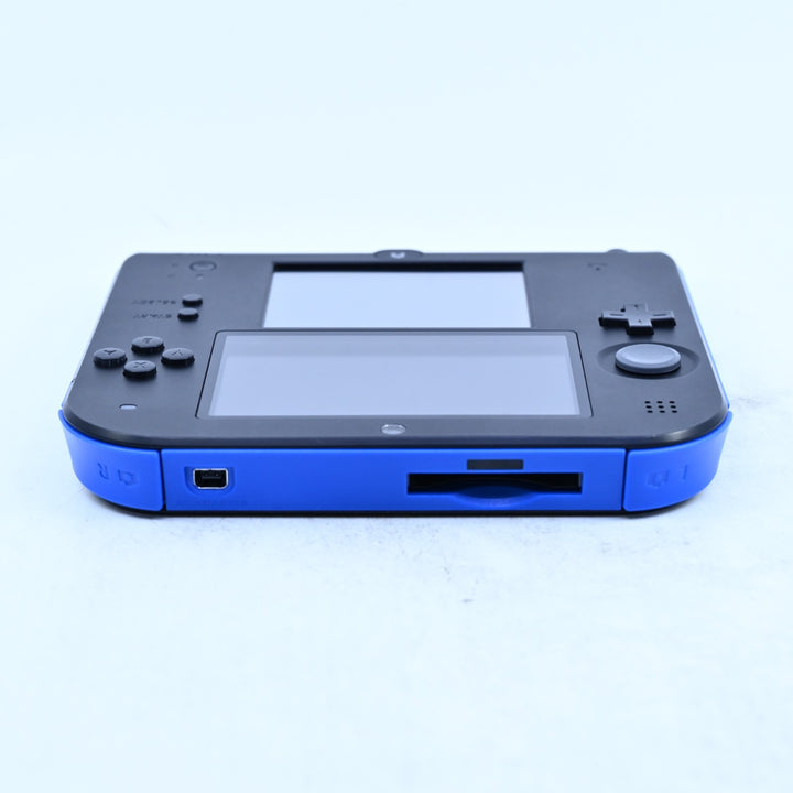 Blue / Black - Nintendo 2DS Console + 4GB SD - FTR-001 - PAL - FREE POST!