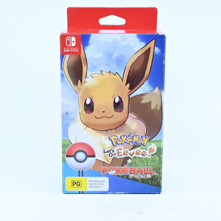 Pokemon: Let's Go, Eevee! + Pokeball Plus - Nintendo Switch Game - FREE POST!