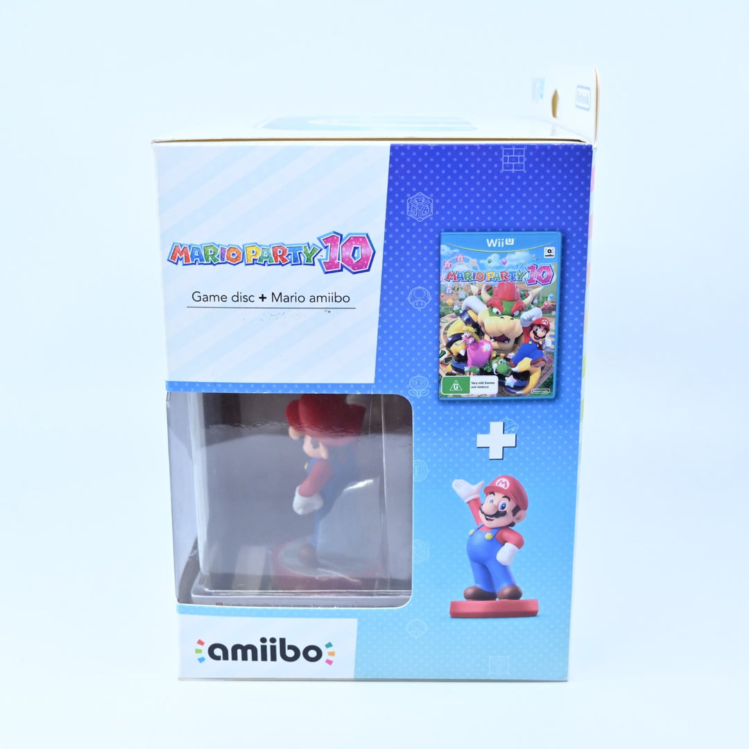 Mario Party 10 + Mario Amiibo - Nintendo Wii U Game - PAL - FREE POST!
