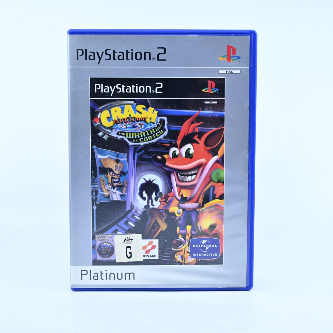 Crash Bandicoot: The Wrath of Cortex - PS2 Game + Manual - PAL