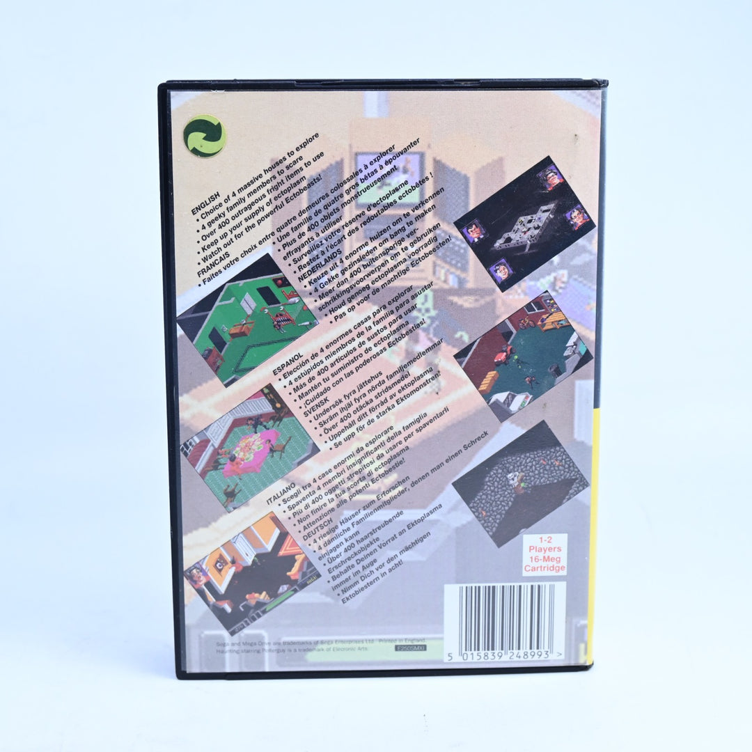 Haunting Starring Polterguy - Sega Mega Drive Game + Manual - PAL - FREE POST!