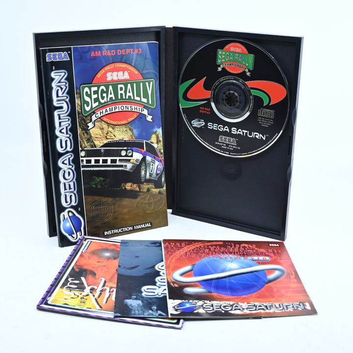 Sega Rally Championship - Sega Saturn Game + Manual - PAL - MINT DISC!