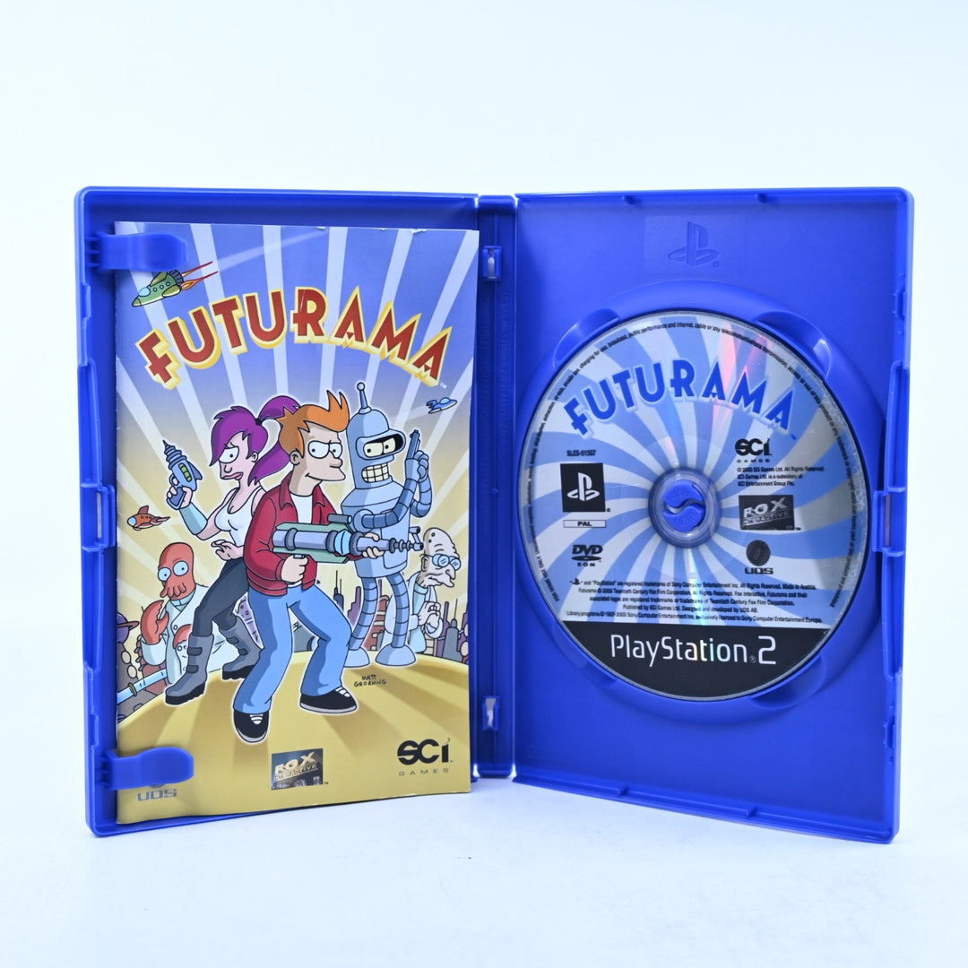 Futurama - Sony Playstation 2 / PS2 Game + Manual - PAL