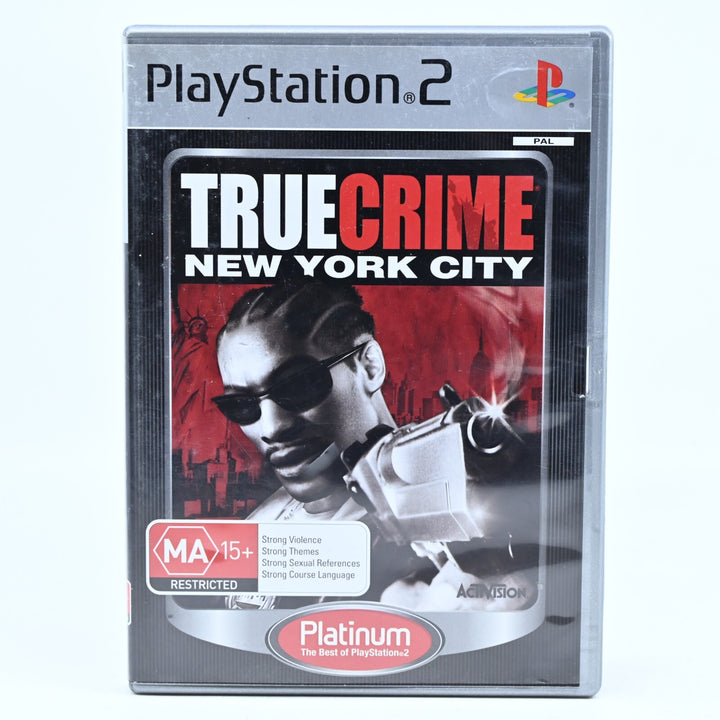 True Crime: New York City - Sony Playstation 2 / PS2 Game + Manual - FREE POST!