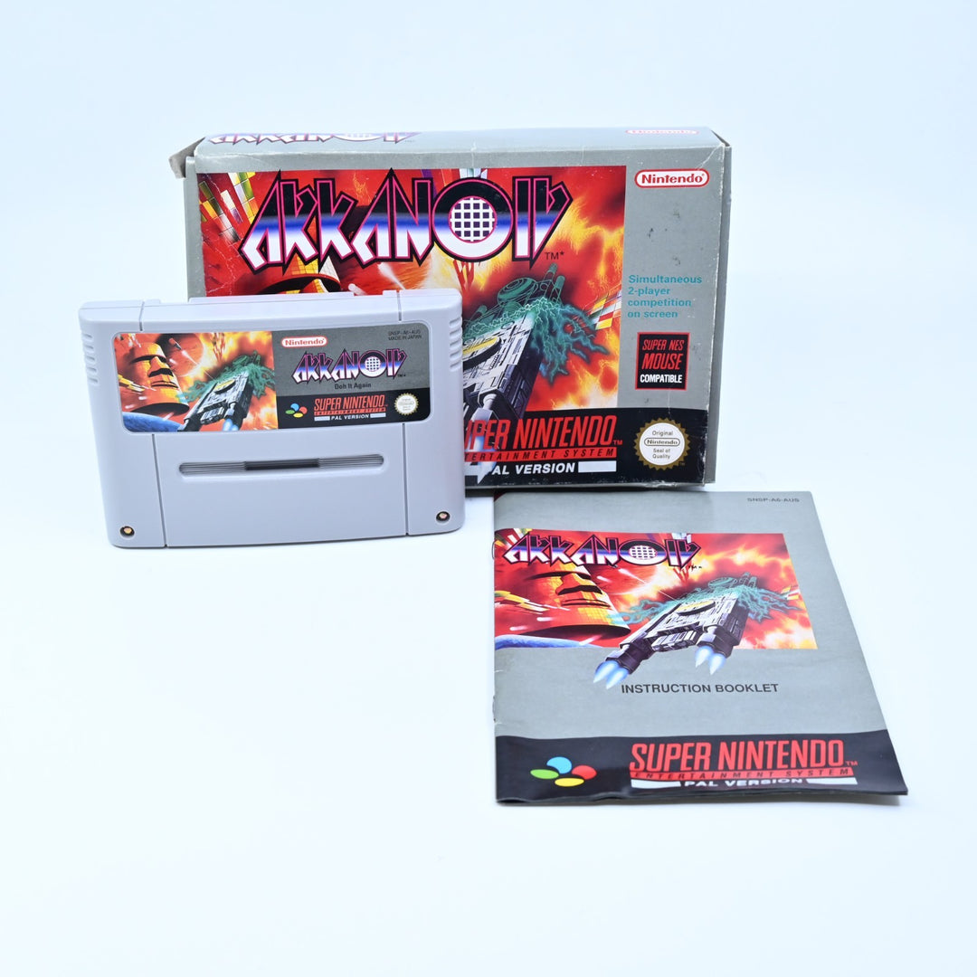 Arkanoid- Super Nintendo / SNES Boxed Game - PAL - FREE POST!