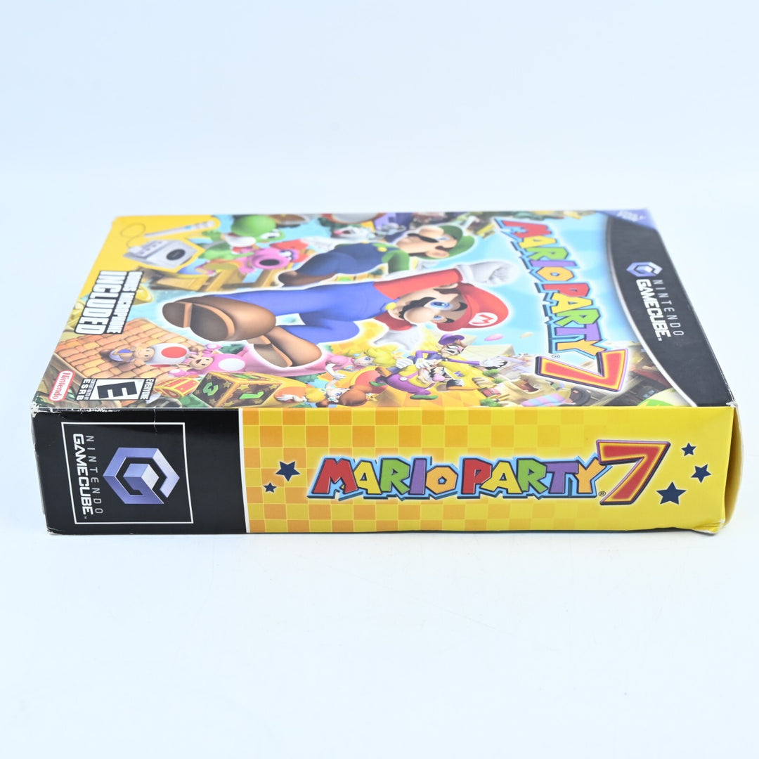 Mario Party 7 Bonus Microphone Included - Nintendo Gamecube Game + Manual - NTSC