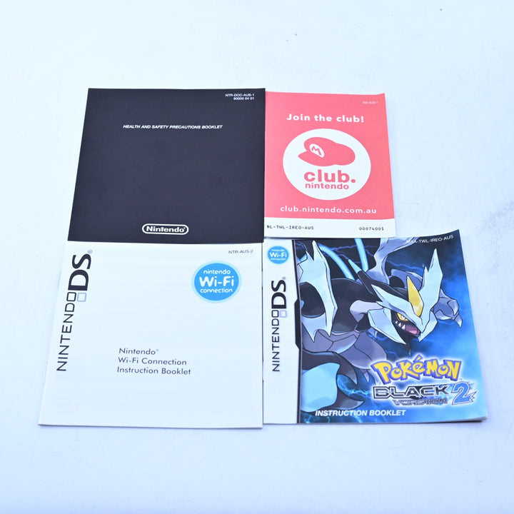 Pokemon Black Version 2 - Nintendo DS Game - PAL + Manual - FREE POST!